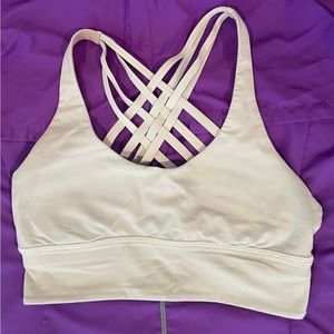 lululemon Off white/bone colored Sports Bra